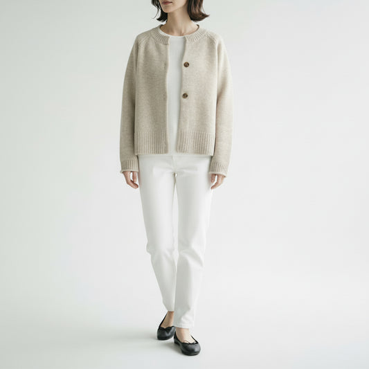 25AW grin メリノウールカーディガン 8254K-009