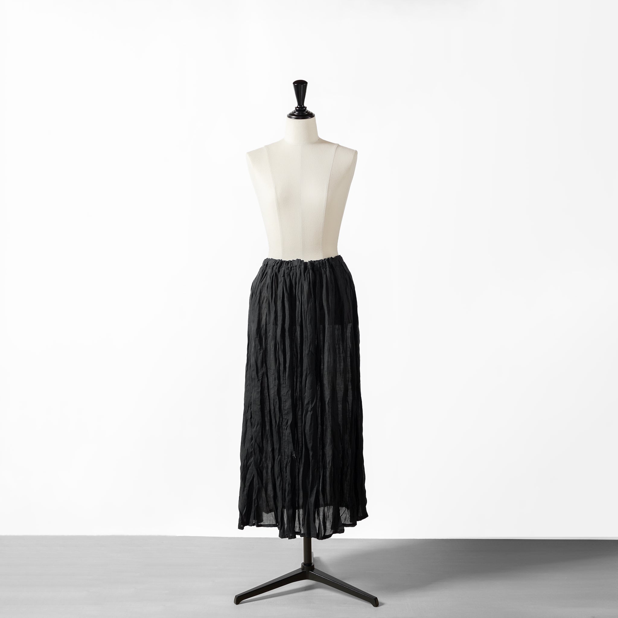 24SS grin RAMIE LAWN WRINKLE SKIRT