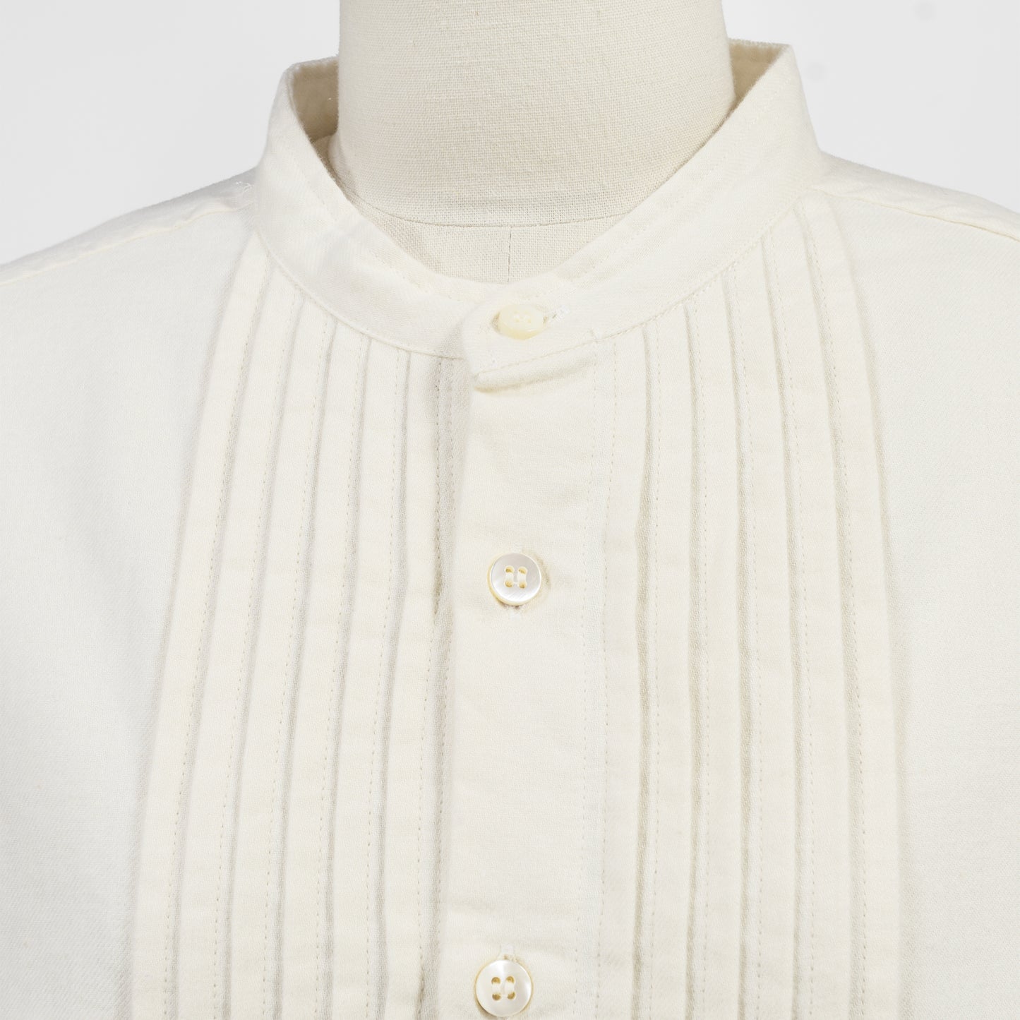 25AW grin コットンビエラ ピンタックシャツ 8254T-002