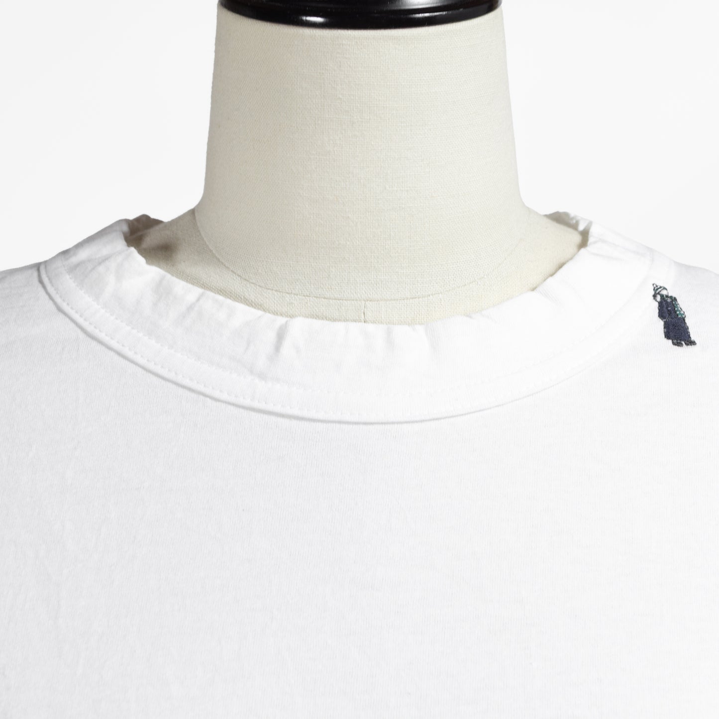 26AW grin エーゲ海天竺マフラー刺繍Tシャツ 8264C-032