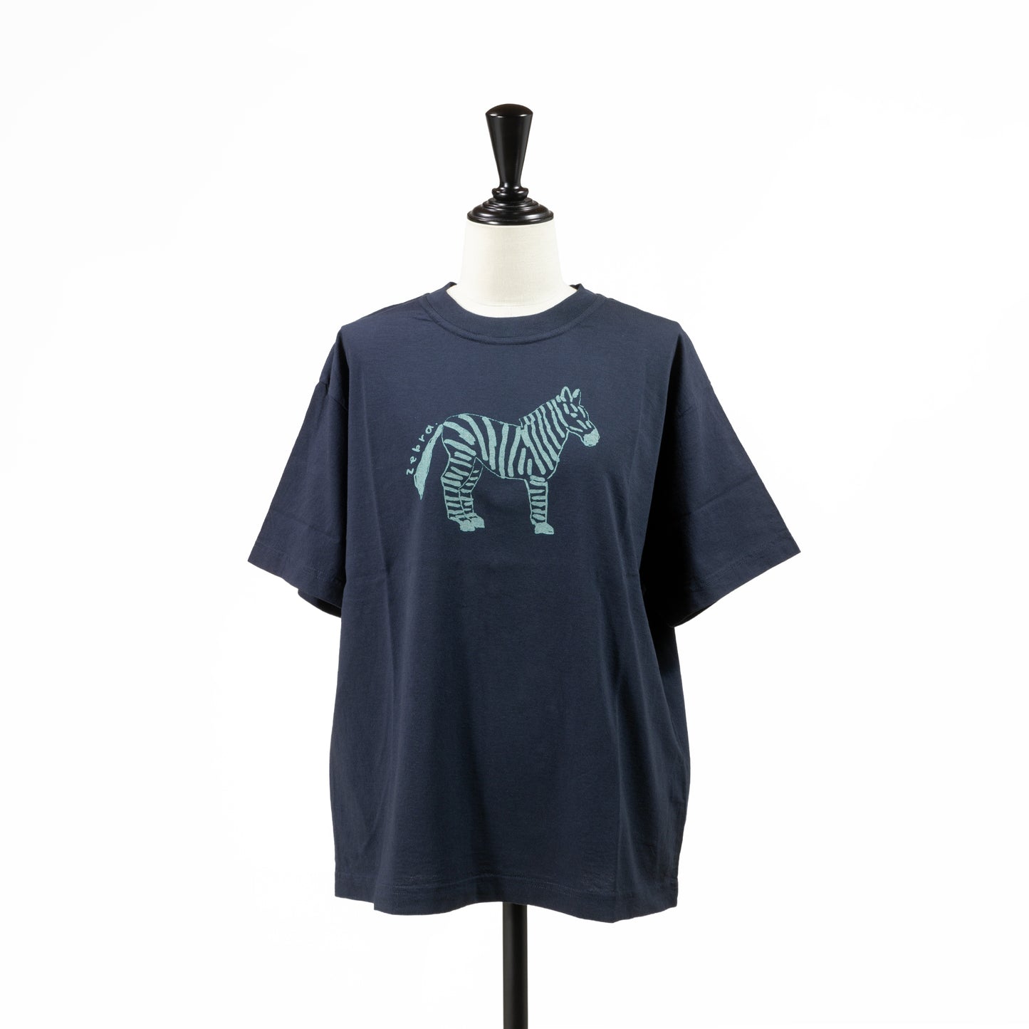 25SS grin エーゲ海天竺シマウマプリントTシャツ