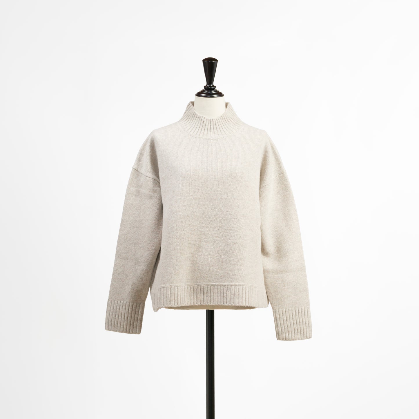 24AW grin MERINO WOOL HIGH COLLAR PULLOVER