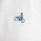 26SS grin コットンリネンキャンブリック 自転車刺繍 半袖シャツ 8263T-014