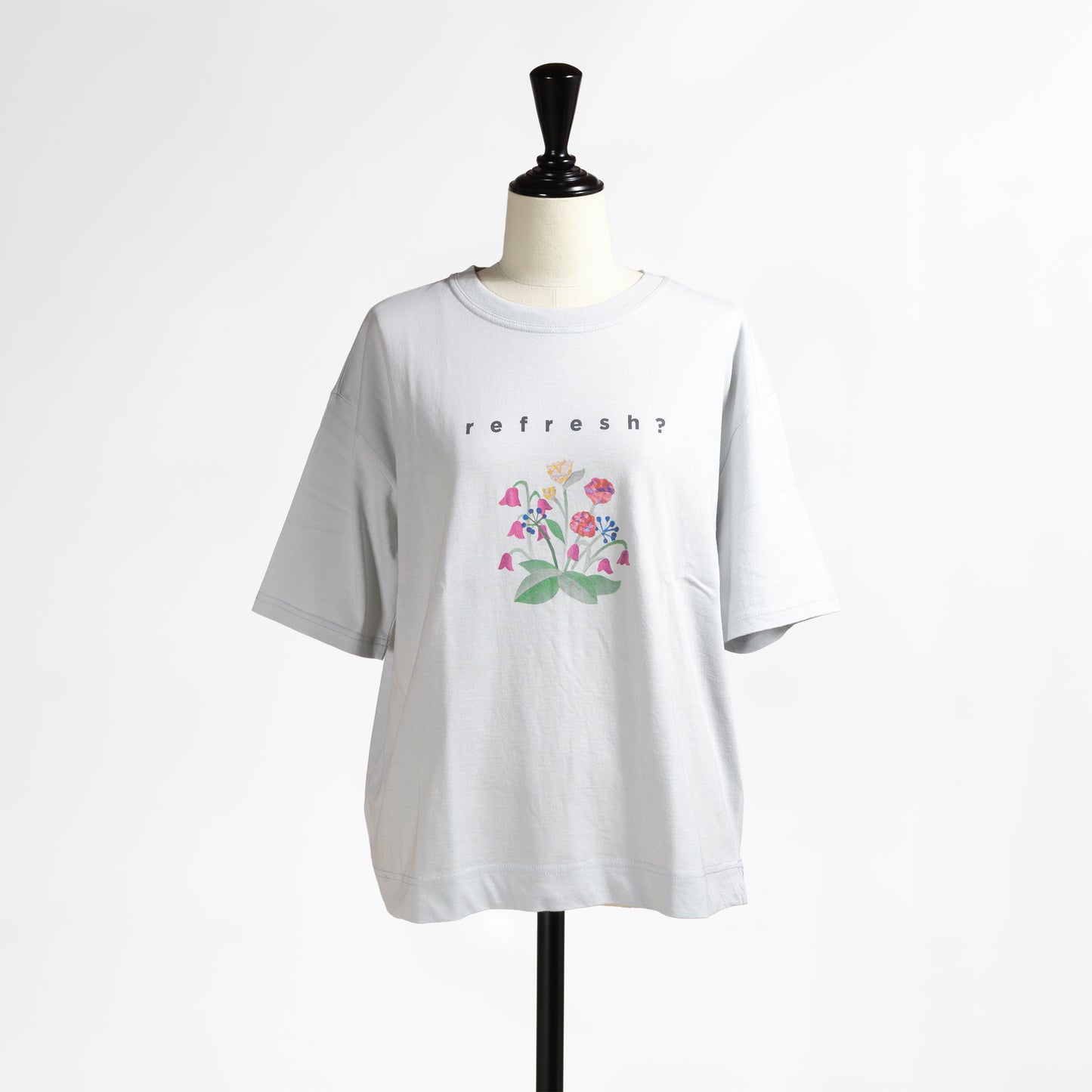 26SS grin ベーシック天竺 refresh プリントTシャツ 8267C-004