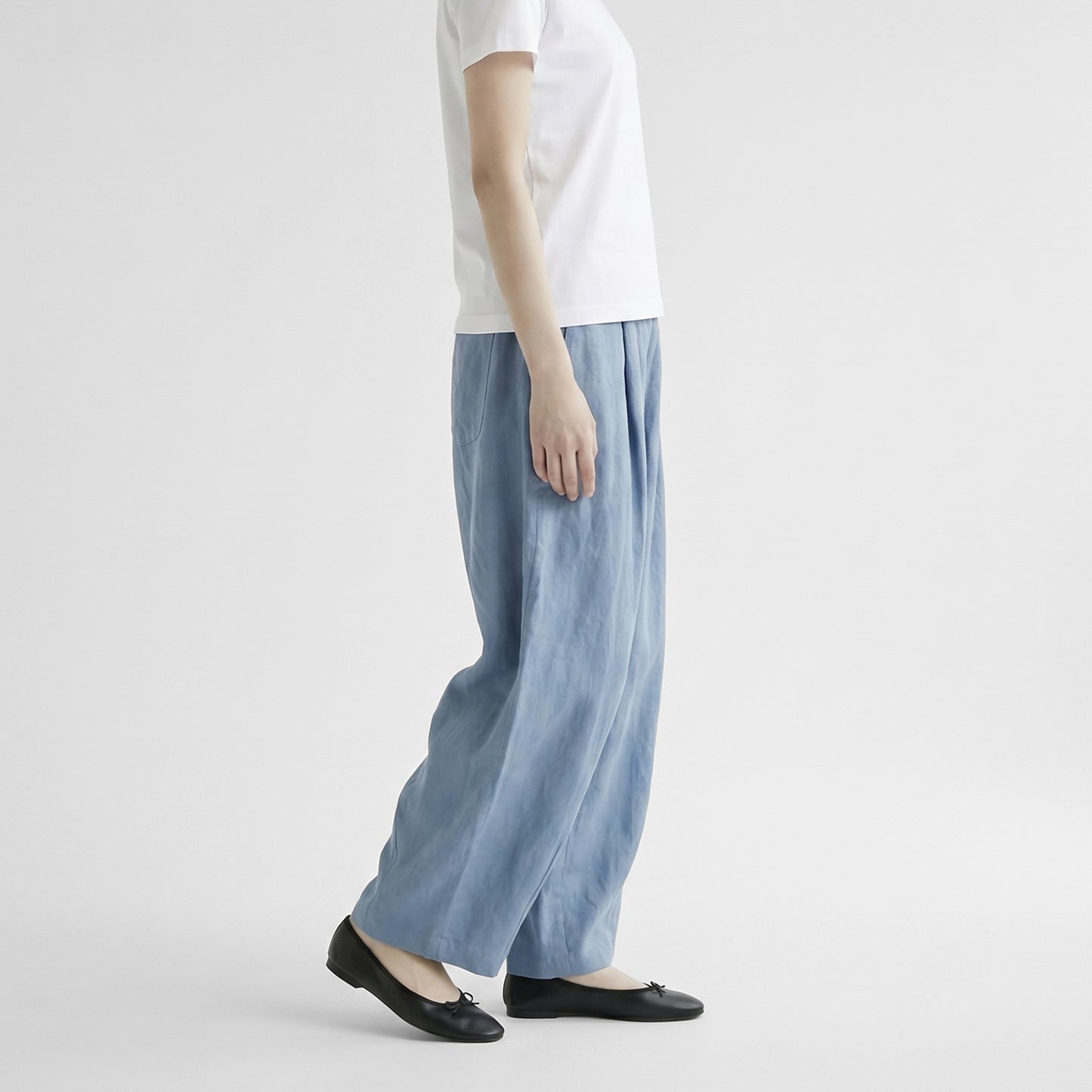 26SS grin 40リネン ボールパンツ 8263P-001