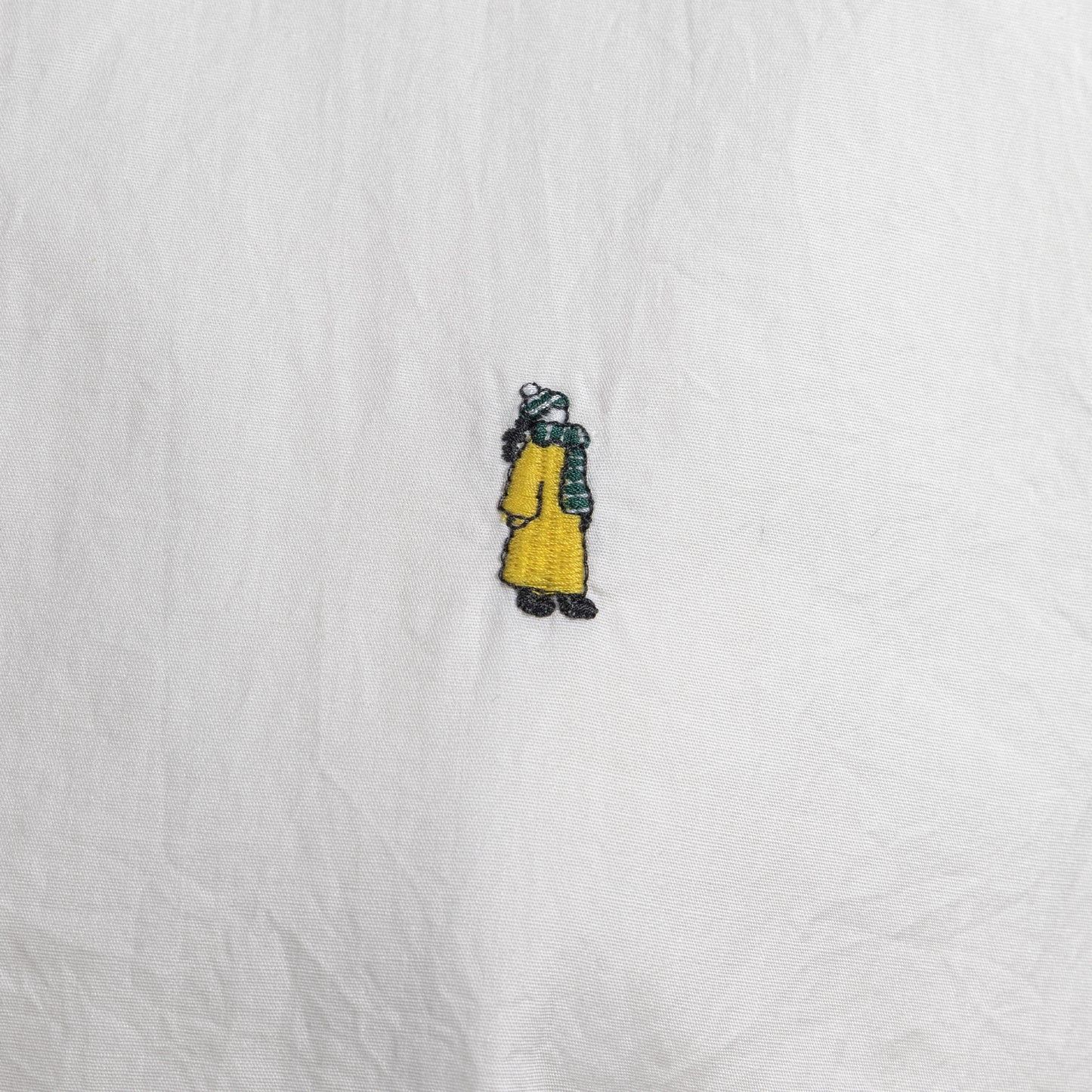 26AW grin ブロード マフラー刺繍シャツ 8264T-016