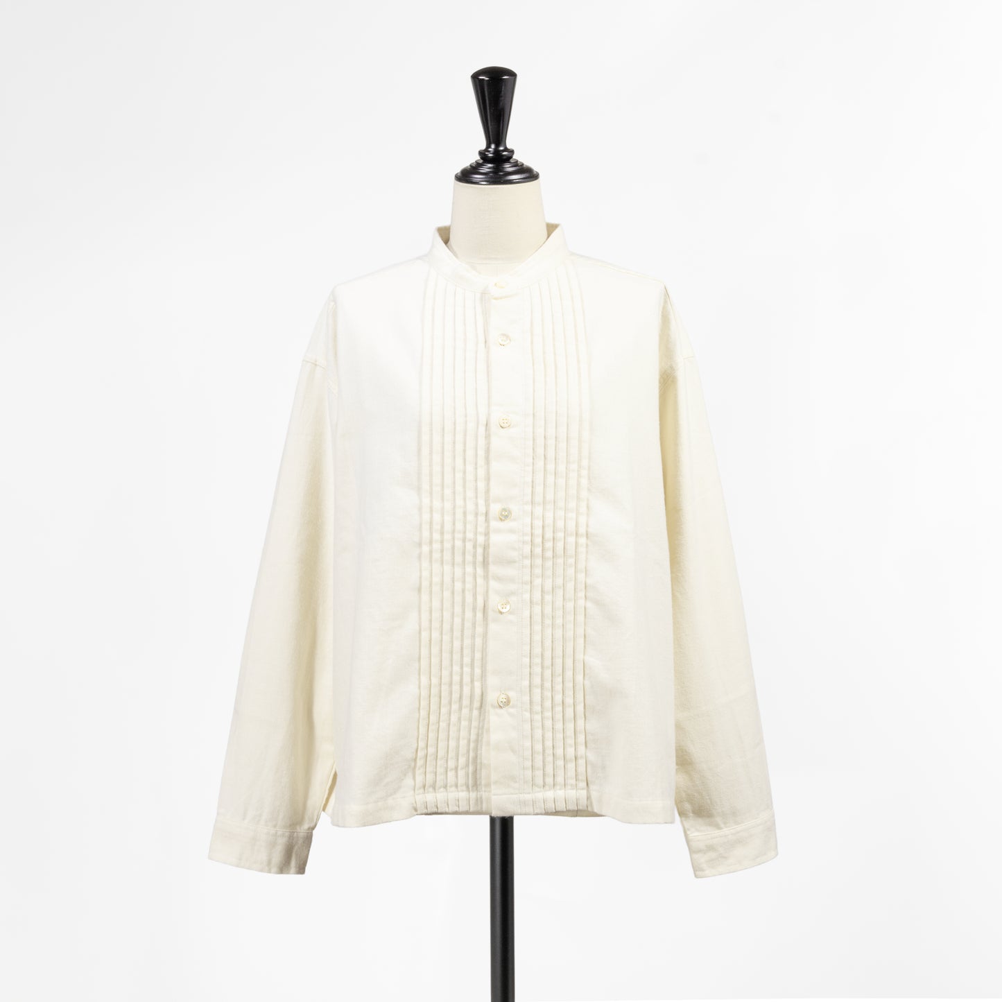 25AW grin コットンビエラ ピンタックシャツ 8254T-002