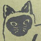 grin オーガニックエーゲ海天竺シャム猫プリントT 8262C-025