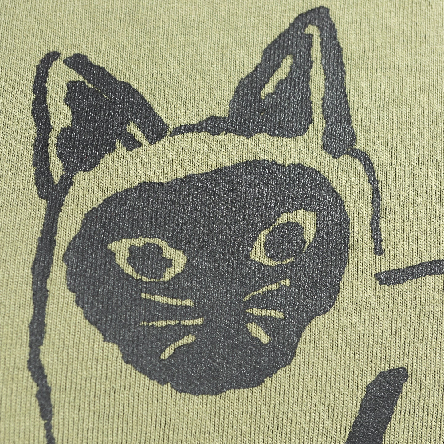 grin オーガニックエーゲ海天竺シャム猫プリントT 8262C-025