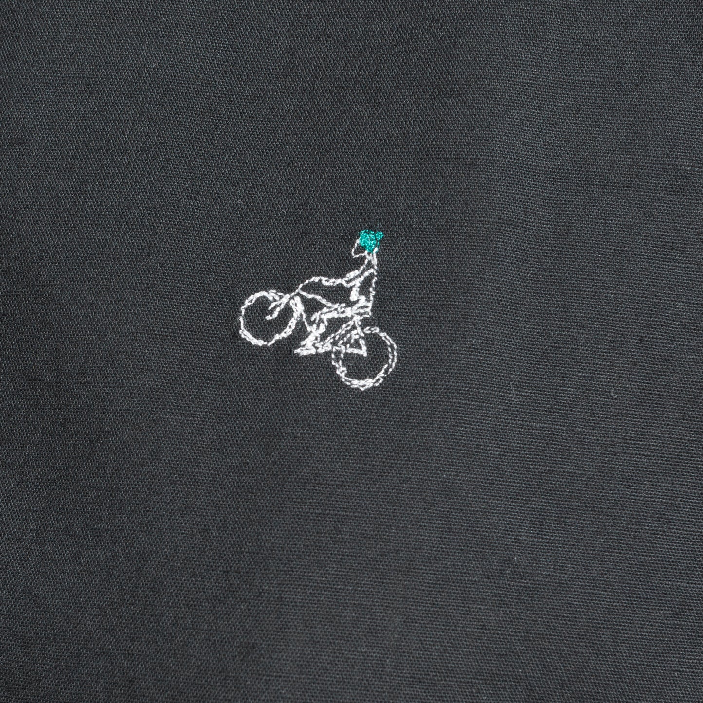 26SS grin コットンリネンキャンブリック 自転車刺繍 半袖シャツ 8263T-014