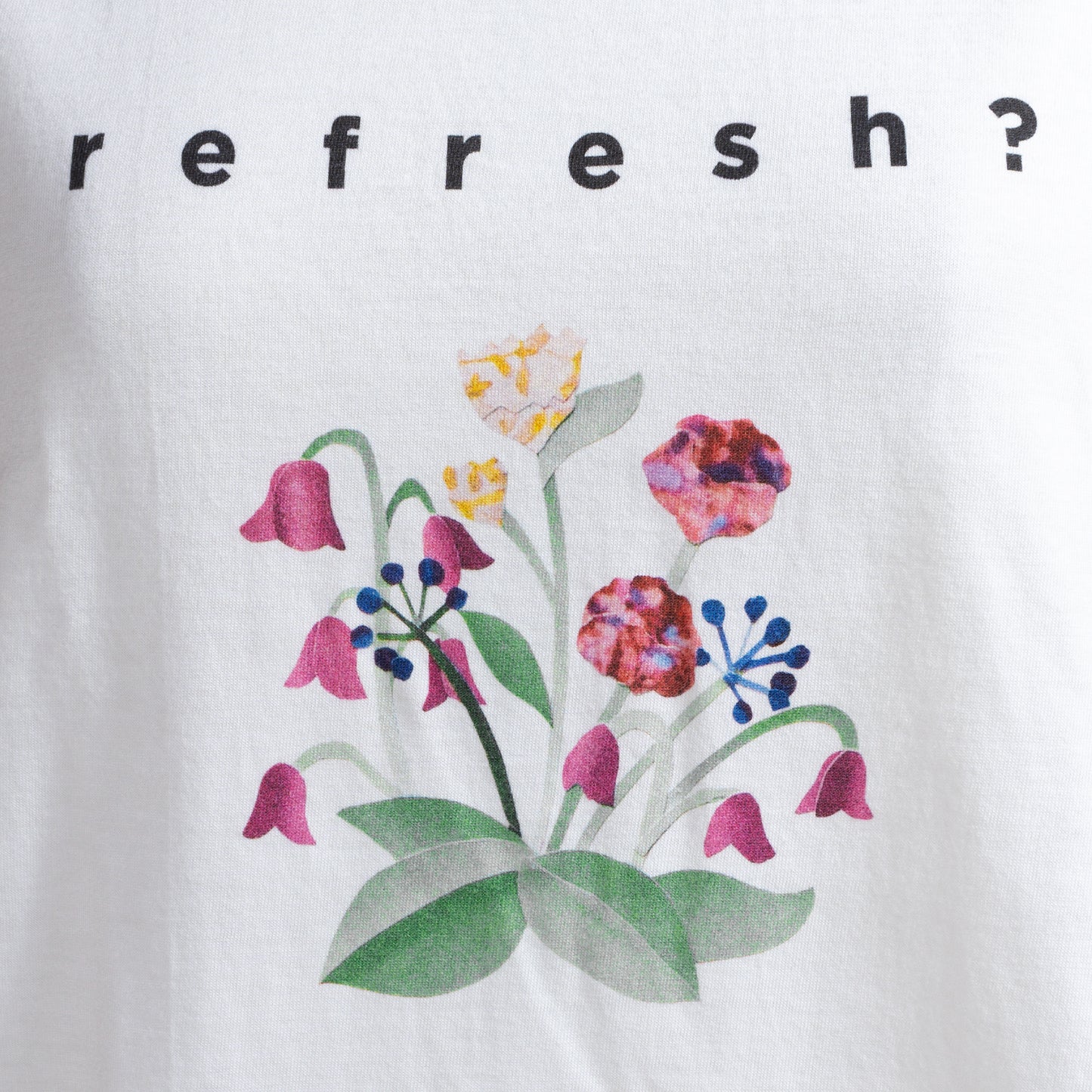26SS grin ベーシック天竺 refresh プリントTシャツ 8267C-004