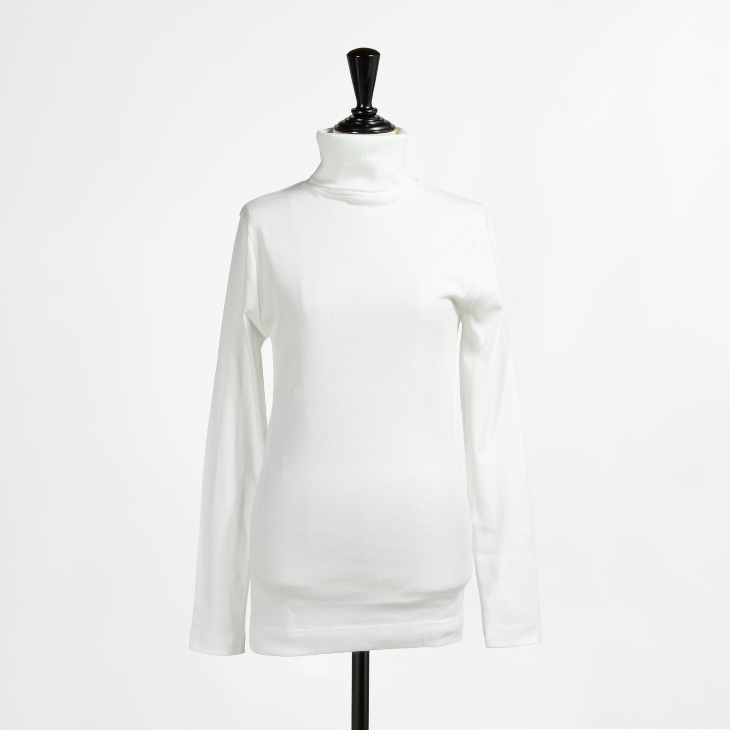 25AW harmonie オーガニックコットン フライスロング丈タートルネック 8510065