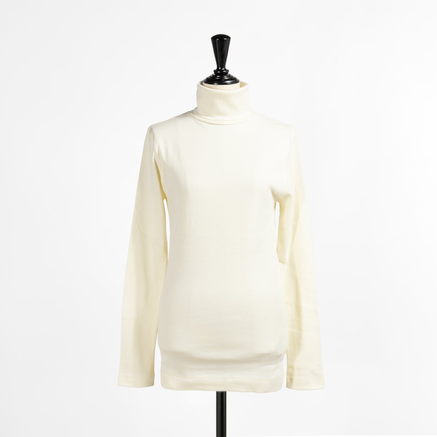 25AW harmonie オーガニックコットン フライスロング丈タートルネック 8510065