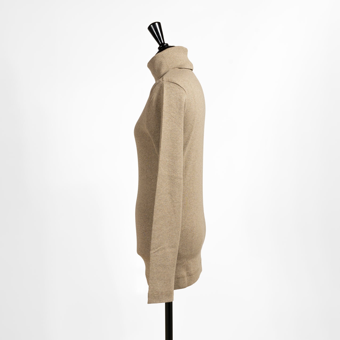 25AW harmonie オーガニックコットン フライスロング丈タートルネック 8510065