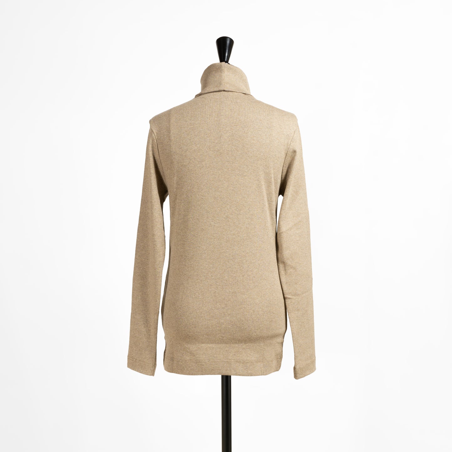 25AW harmonie オーガニックコットン フライスロング丈タートルネック 8510065