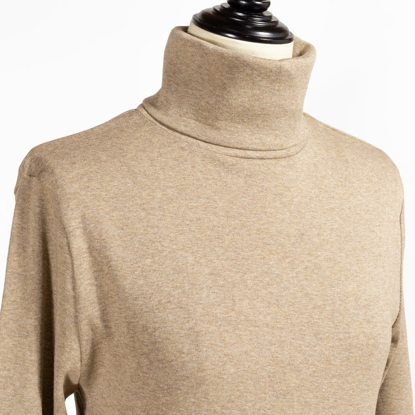 25AW harmonie オーガニックコットン フライスロング丈タートルネック 8510065