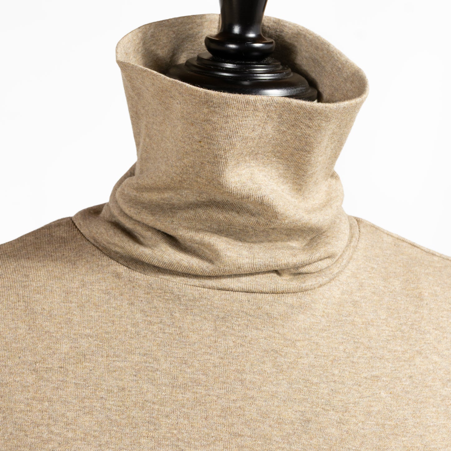 25AW harmonie オーガニックコットン フライスロング丈タートルネック 8510065