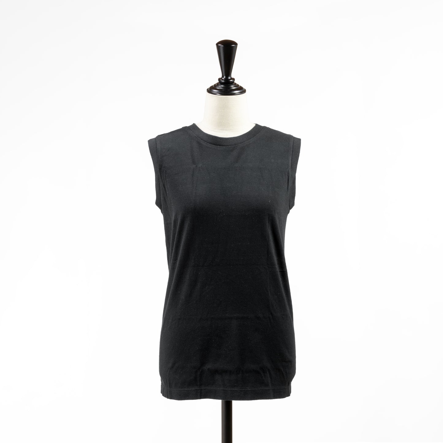 25SS Hanes ジャパンフィットスリーブレスTシャツ 5.3oz ホワイト&ブラック2枚組