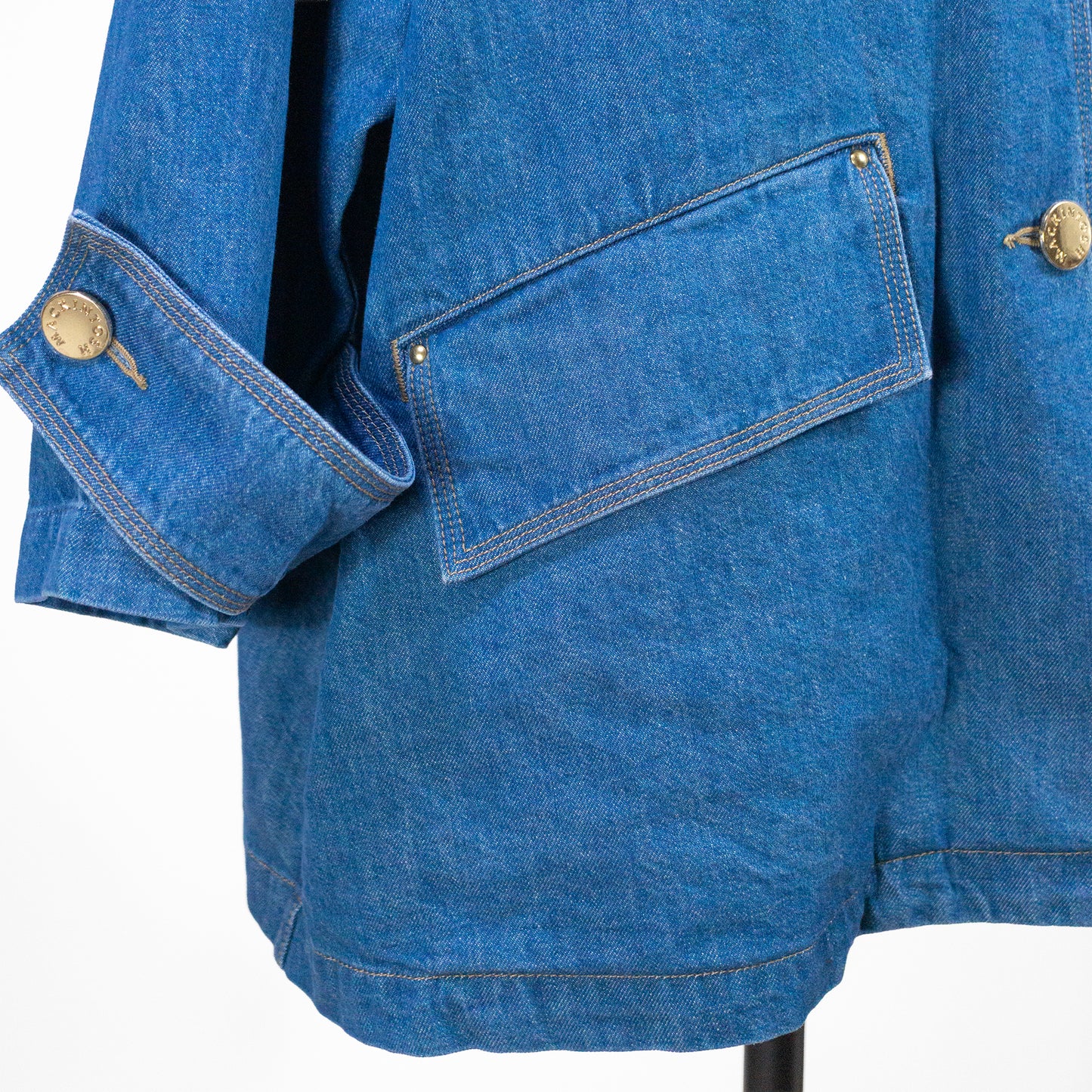 26SS MACKINTOSH HUMBIE デニムジャケット メタルボタン GREEN CAST L261ND1003BGALW