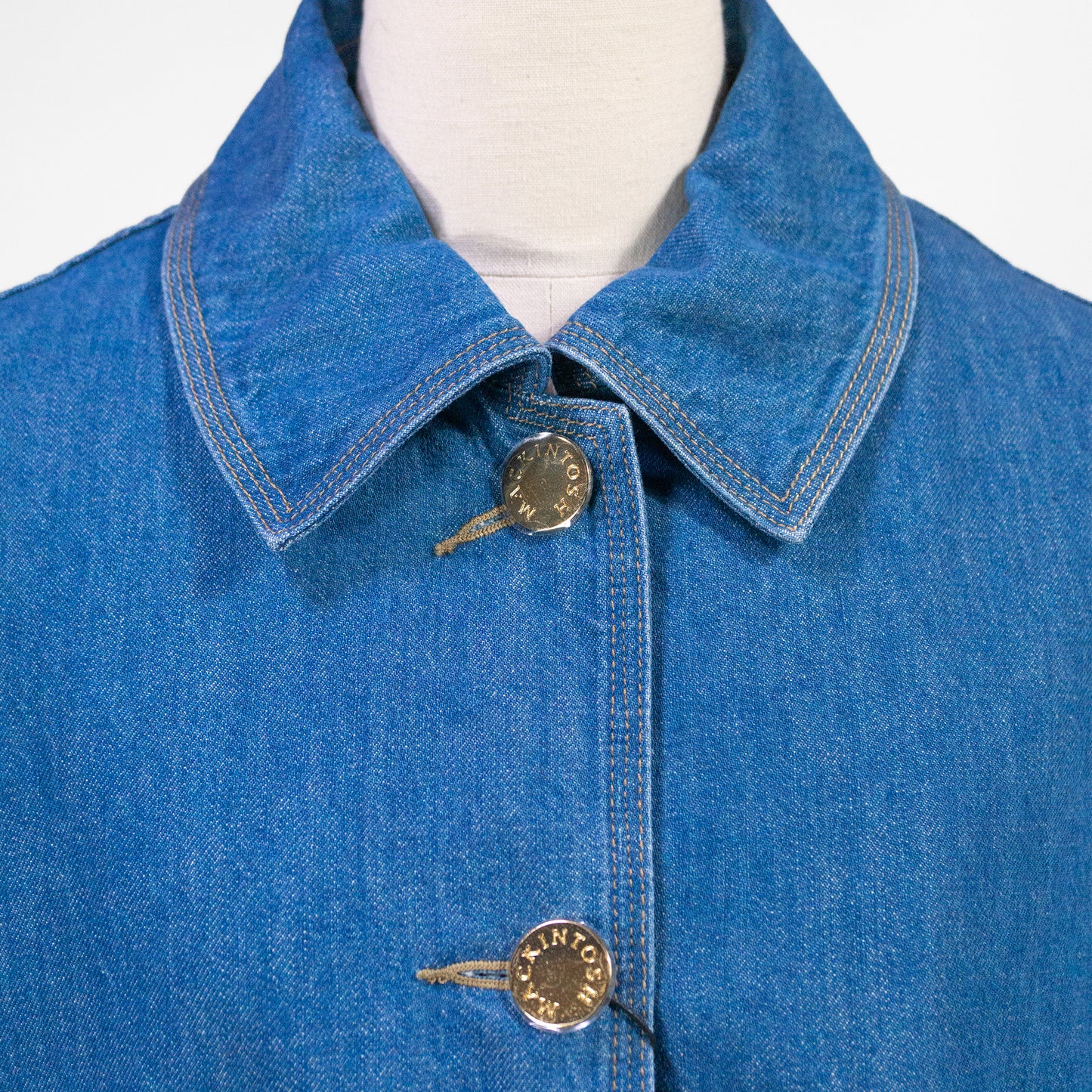 26SS MACKINTOSH HUMBIE デニムジャケット メタルボタン GREEN CAST L261ND1003BGALW