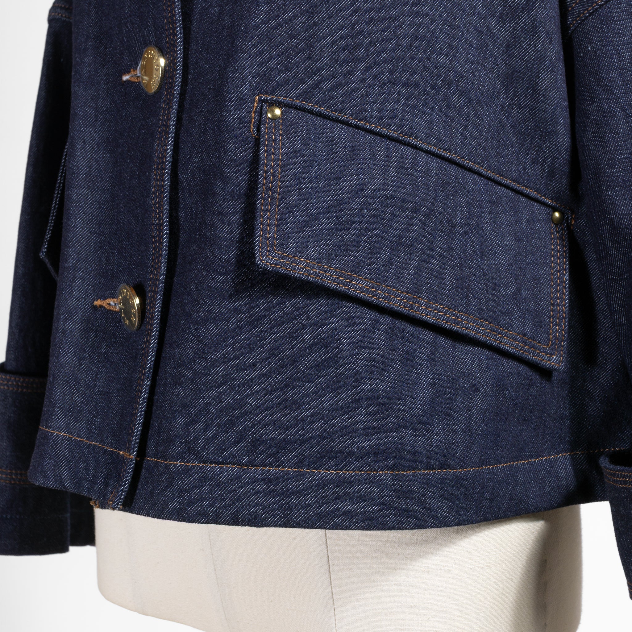 ONTADE公式｜MACKINTOSH マッキントッシュ ハンビー ノーカラー デニム