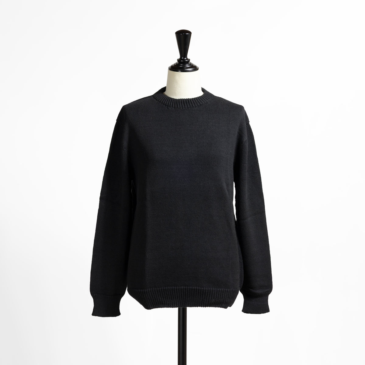 JAMES CHARLOTTE コットンクルーネックニット