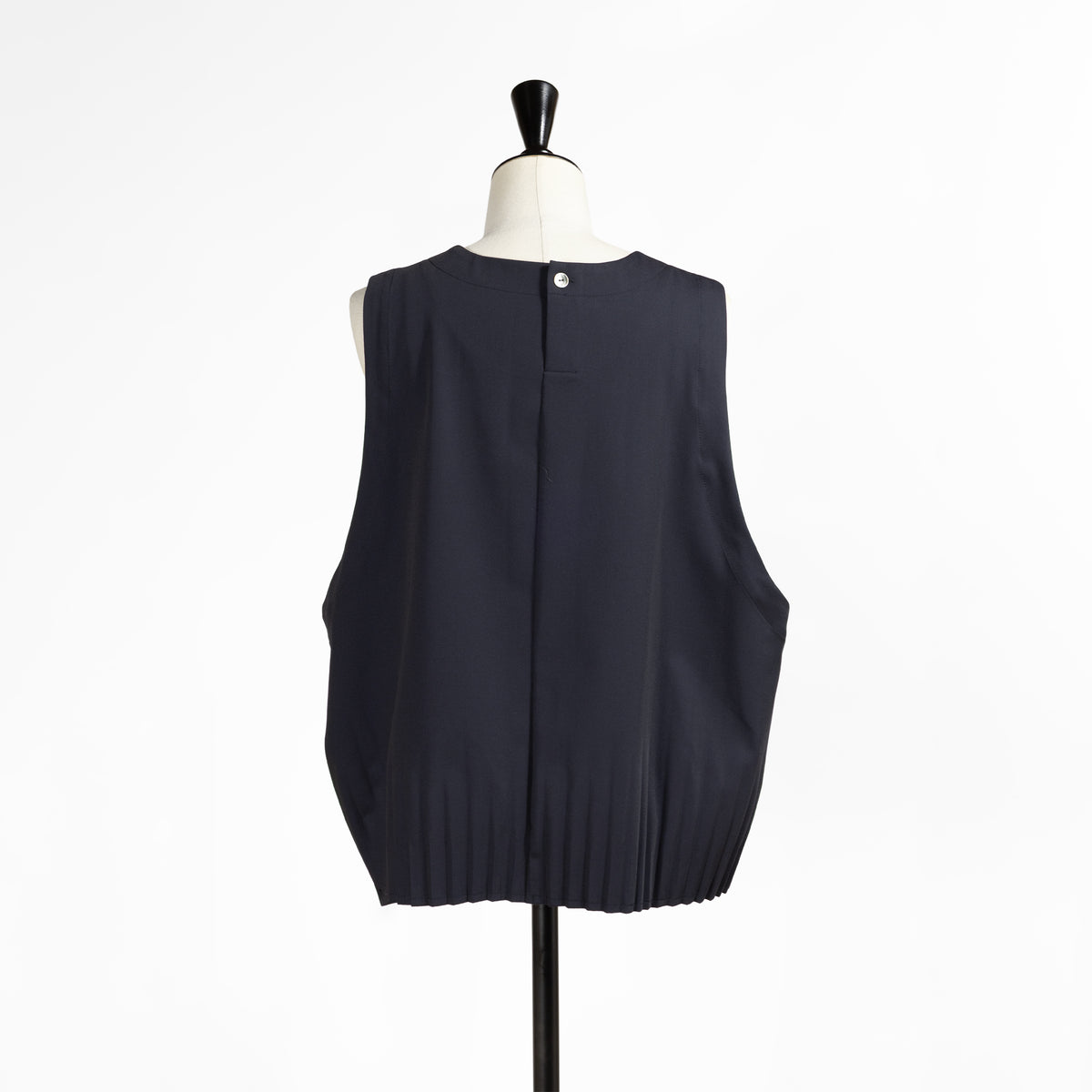 26AW mizuiro ind プリーツヘムショートベスト 3-230123