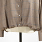26AW mizuiro ind チェック ロングスリーブ バルーンシャツ 3-230135