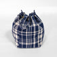 26AW MACKINTOSH ドローストリングバケットバッグ ビッグチェック A262SS1030BAAMW