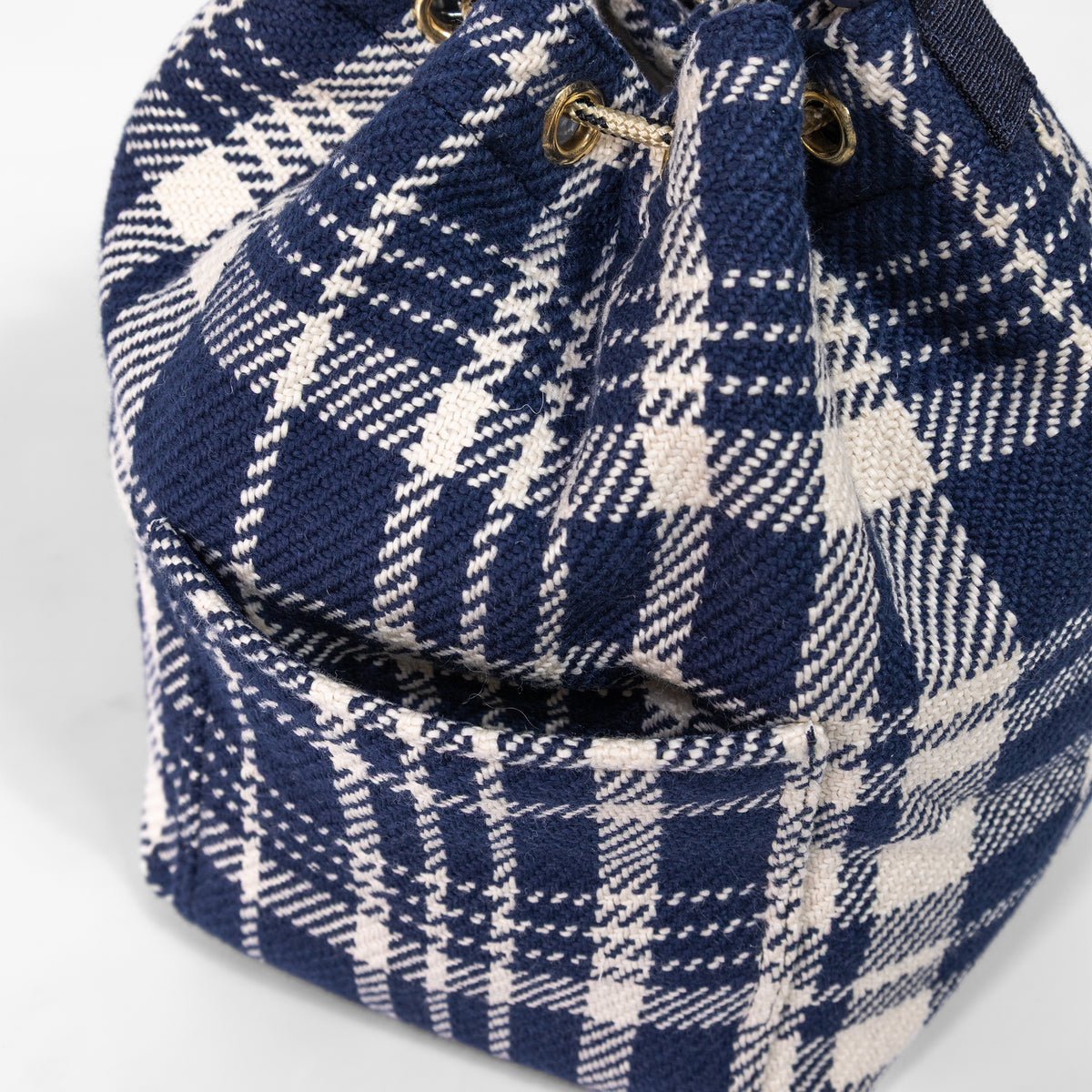 26AW MACKINTOSH ドローストリングバケットバッグ ビッグチェック A262SS1030BAAMW