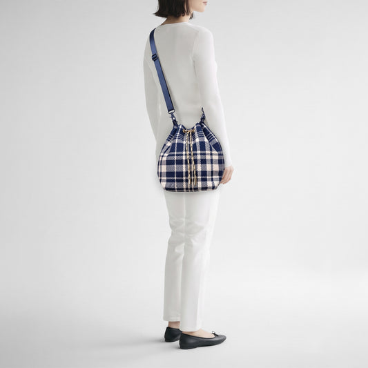26AW MACKINTOSH ドローストリングバケットバッグ ビッグチェック A262SS1030BAAMW