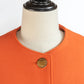 MACKINTOSH NEW HUMBIE NO COLLAR METAL BUTTON JAFFA