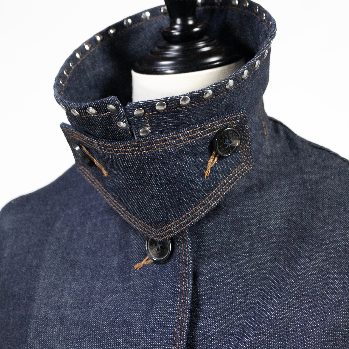 26SS MACKINTOSH HUMBIE デニムジャケットスタッズ インディゴワンウォッシュ L261ND1003BALTS