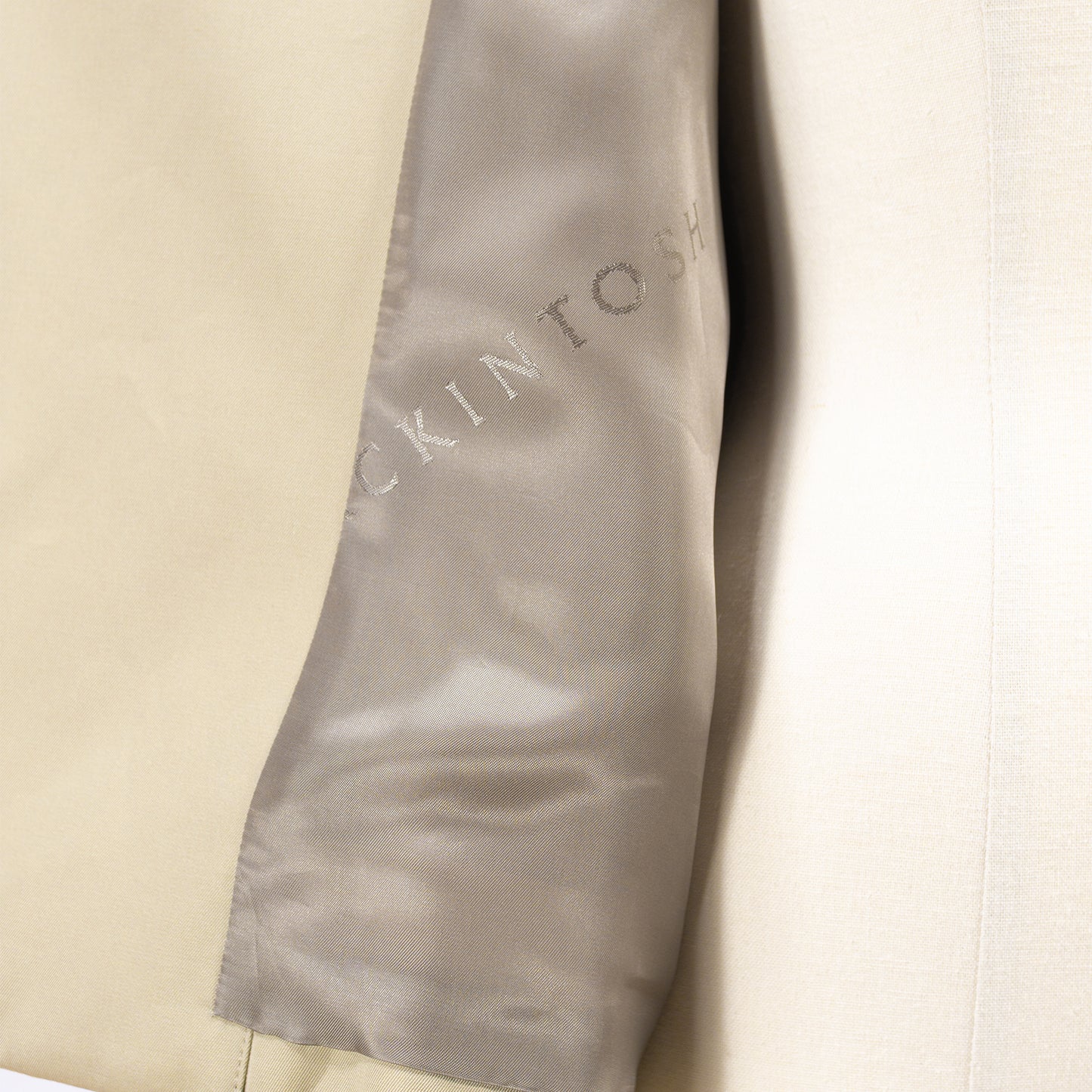 26SS MACKINTOSH EYEMOUTH クロップド丈トレンチコート L261HI1215FLOC