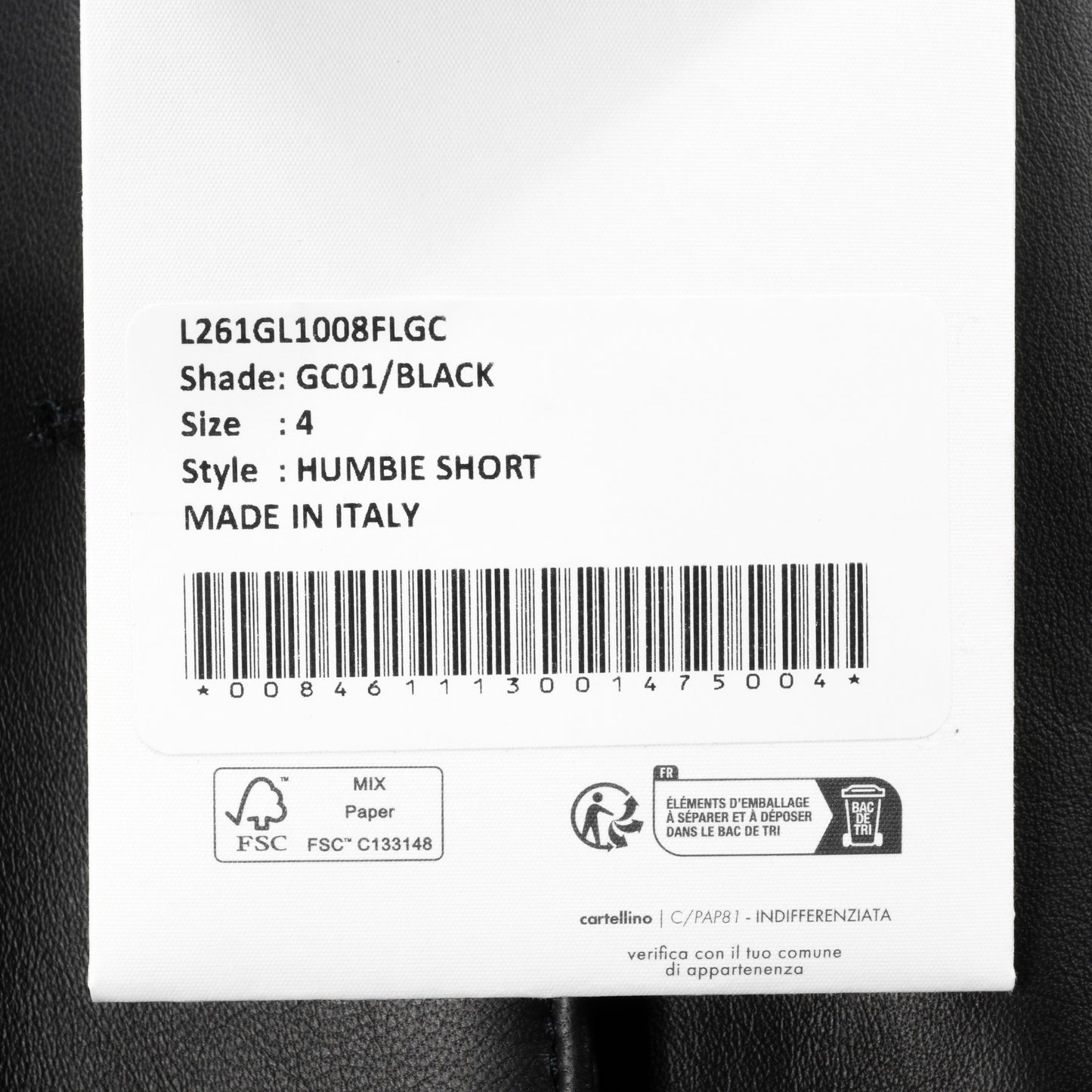 26SS MACKINTOSH HUMBIE レザーショートジャケット L261GL1008FLGC