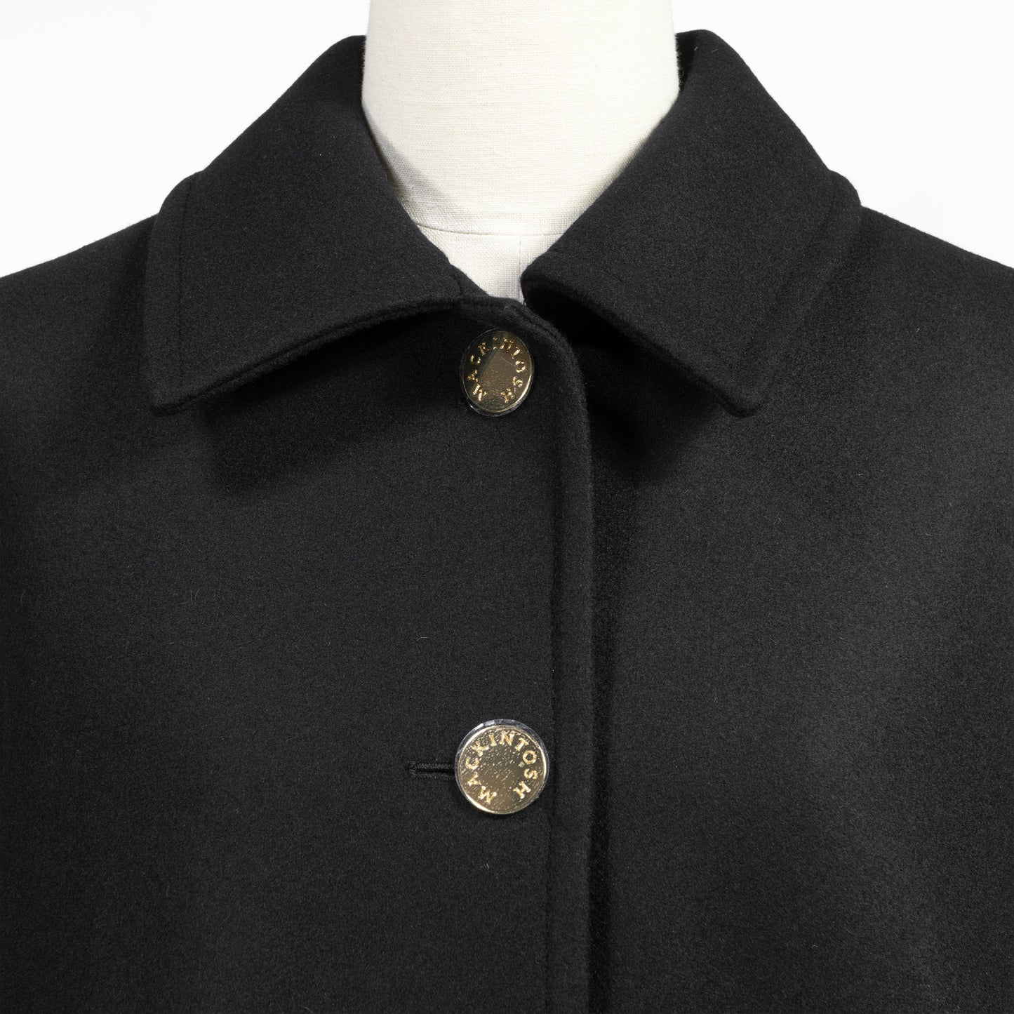 25AW MACKINTOSH HUMBIE ショート メタルボタン ブラック L252MO1182F2K (コピー)