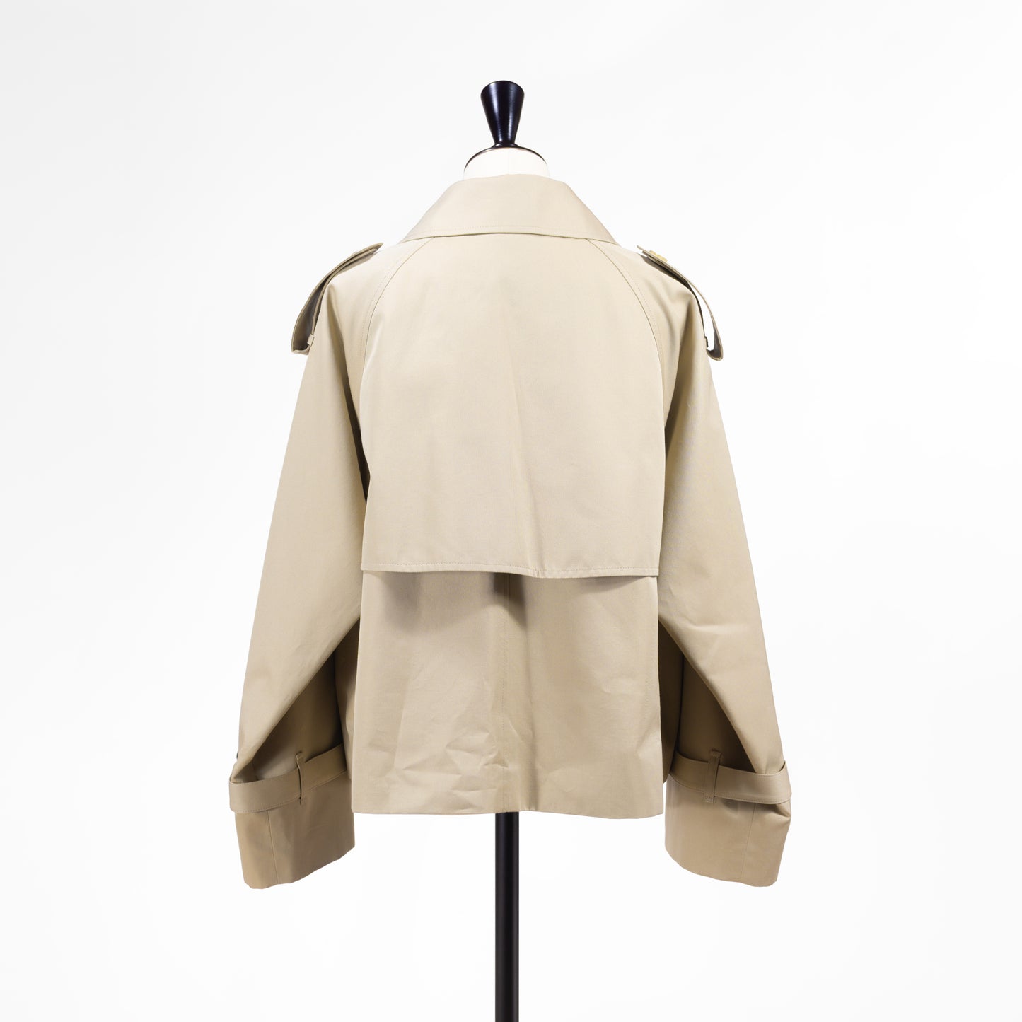 26SS MACKINTOSH EYEMOUTH クロップド丈トレンチコート L261HI1215FLOC