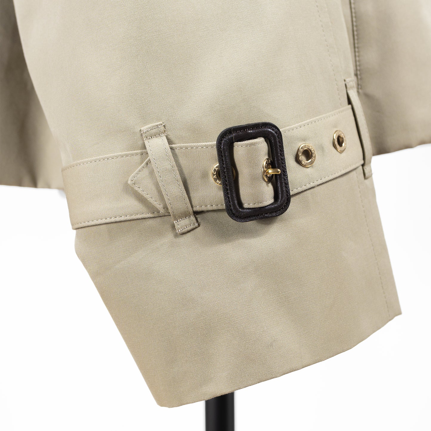 26SS MACKINTOSH EYEMOUTH クロップド丈トレンチコート L261HI1215FLOC