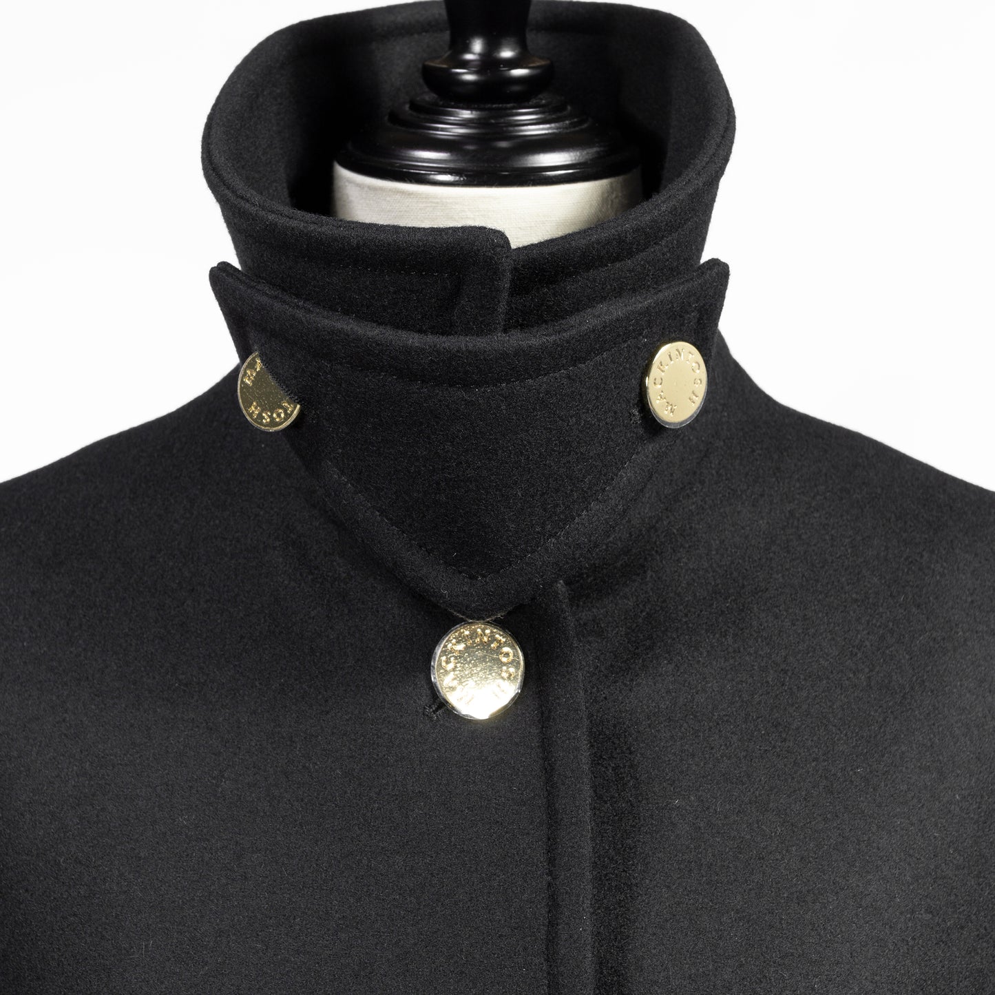 25AW MACKINTOSH HUMBIE ショート メタルボタン ブラック L252MO1182F2K (コピー)