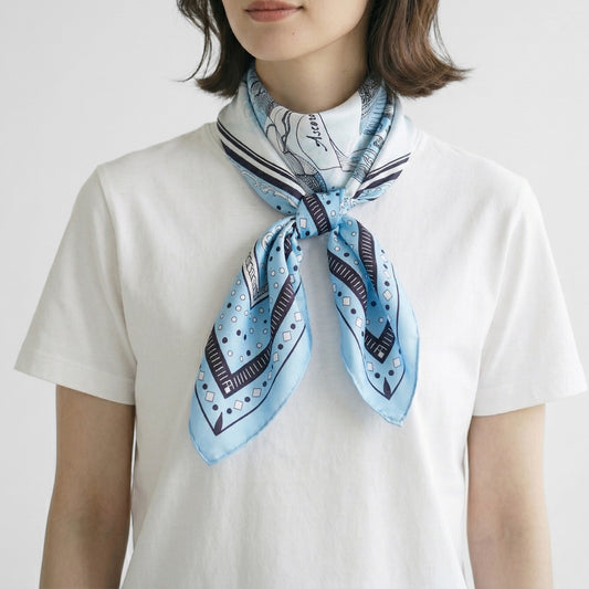 26SS manipuri ＜コットンスカーフ65＞バルーンバンダナ 0161335006