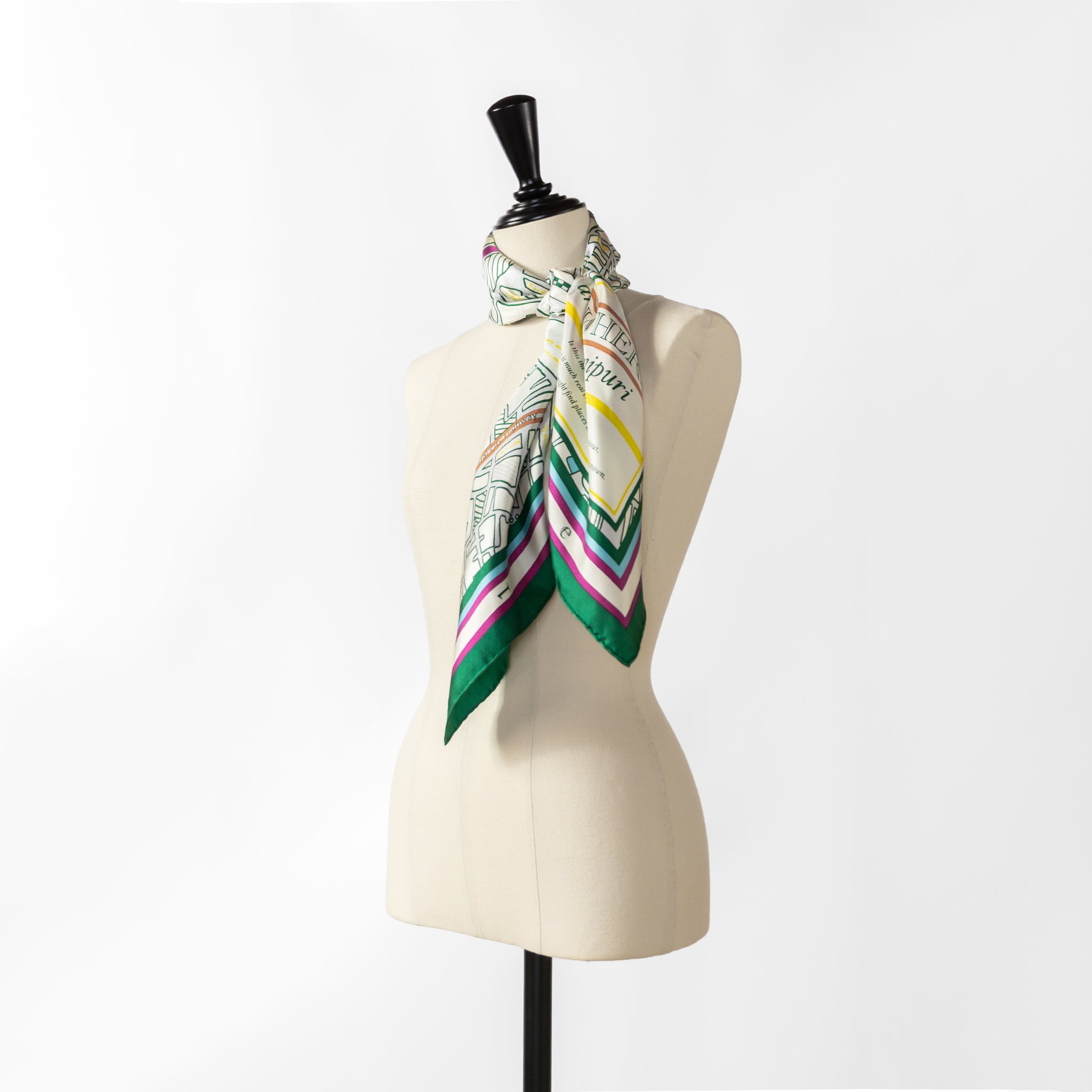 24AW manipuri SILKSCARF88 SOMEWHERE