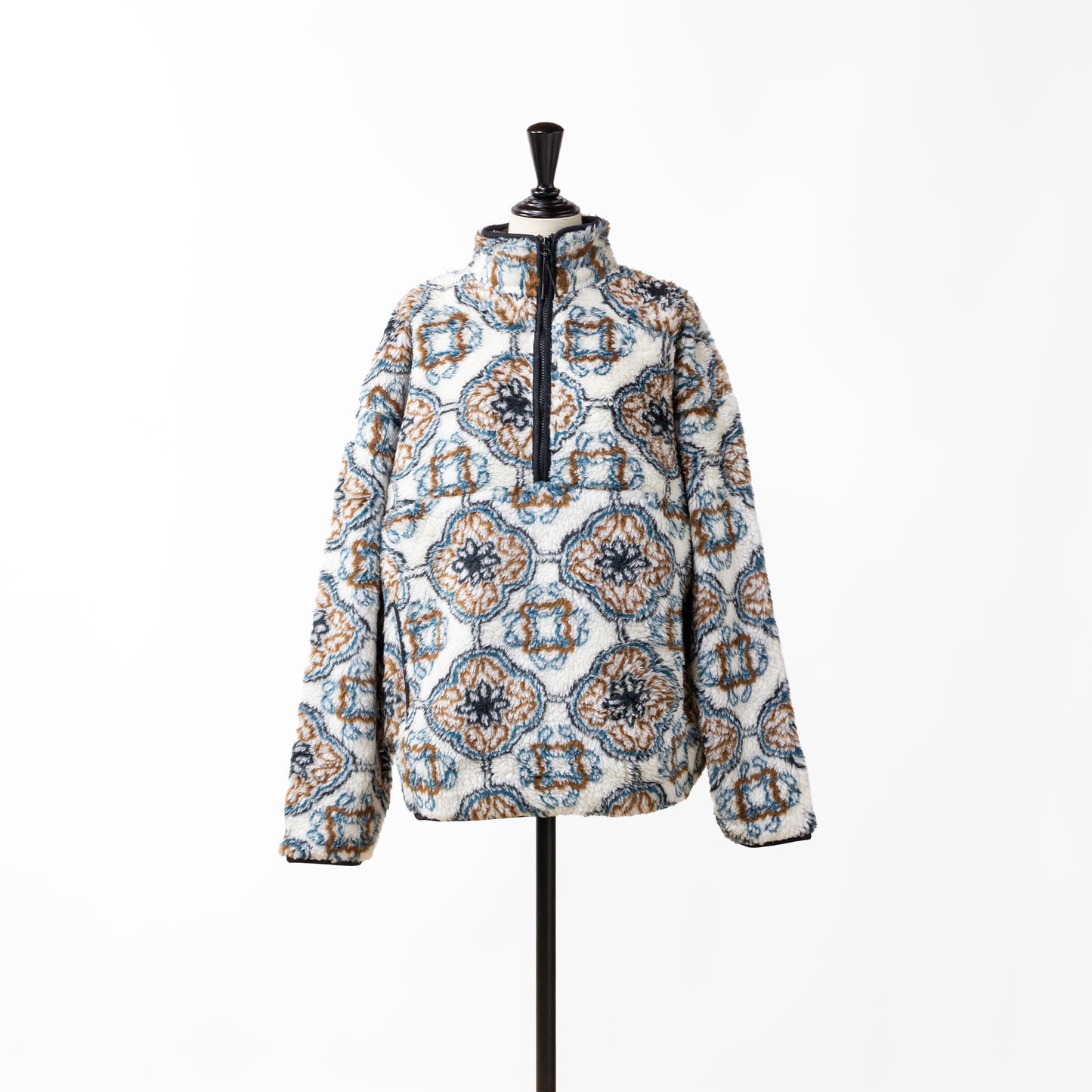 24AW wax london CAMLEY TILE PRINT FLEECE