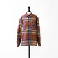 24AW wax london WH OVER SHIRT WOOL BLEND CHECK MULTI