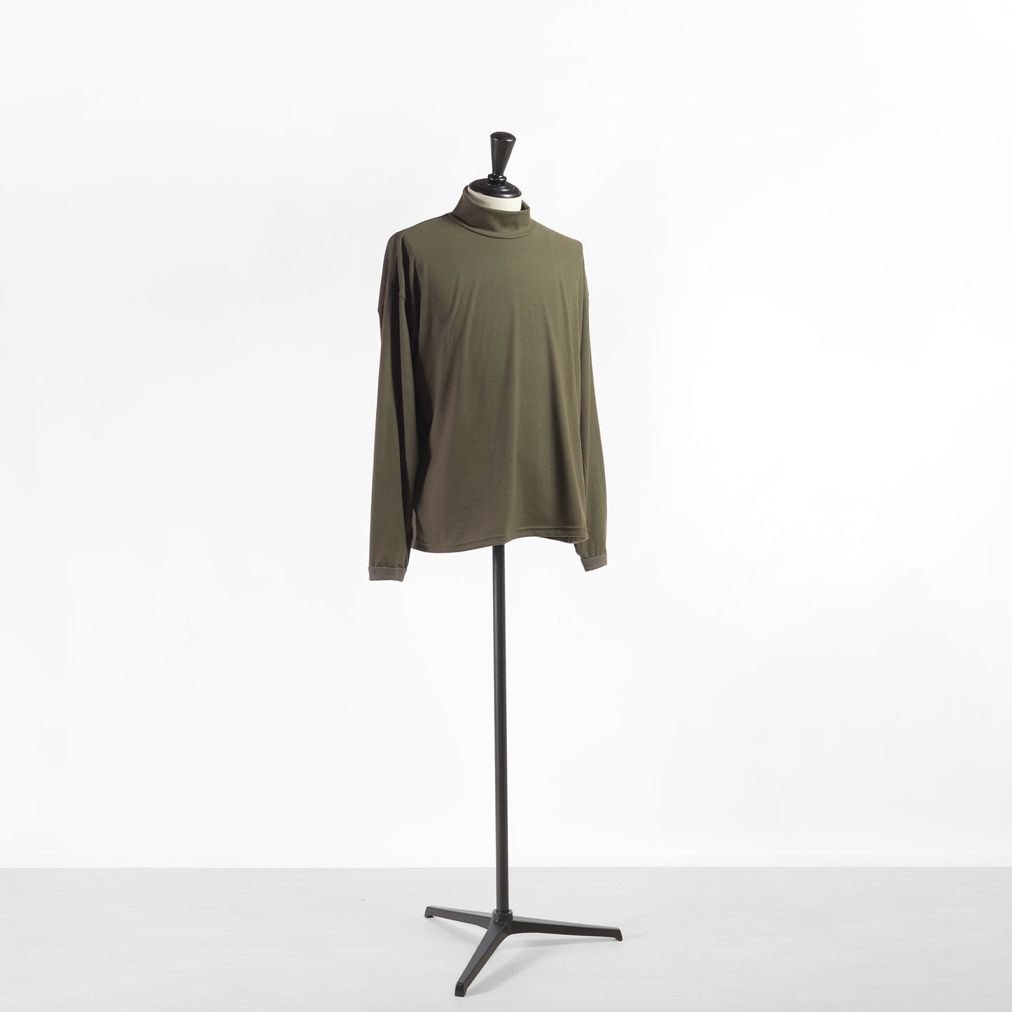 melple PREMIERE SUEDE STAND NECK LONG SLEEVE