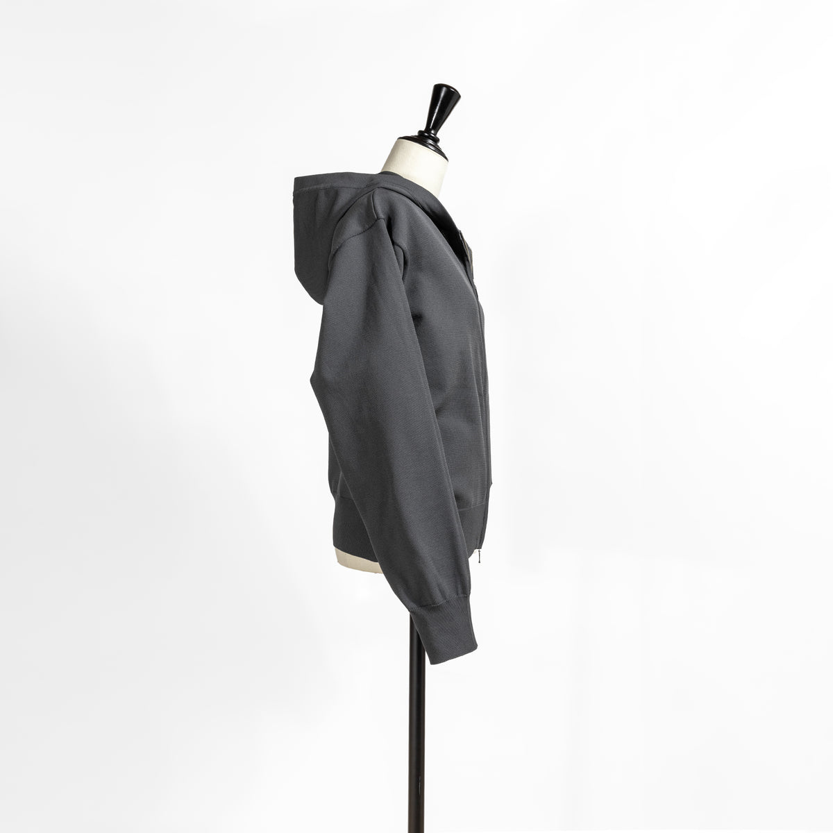 26AW mizuiro ind フードジップニット 3-220152