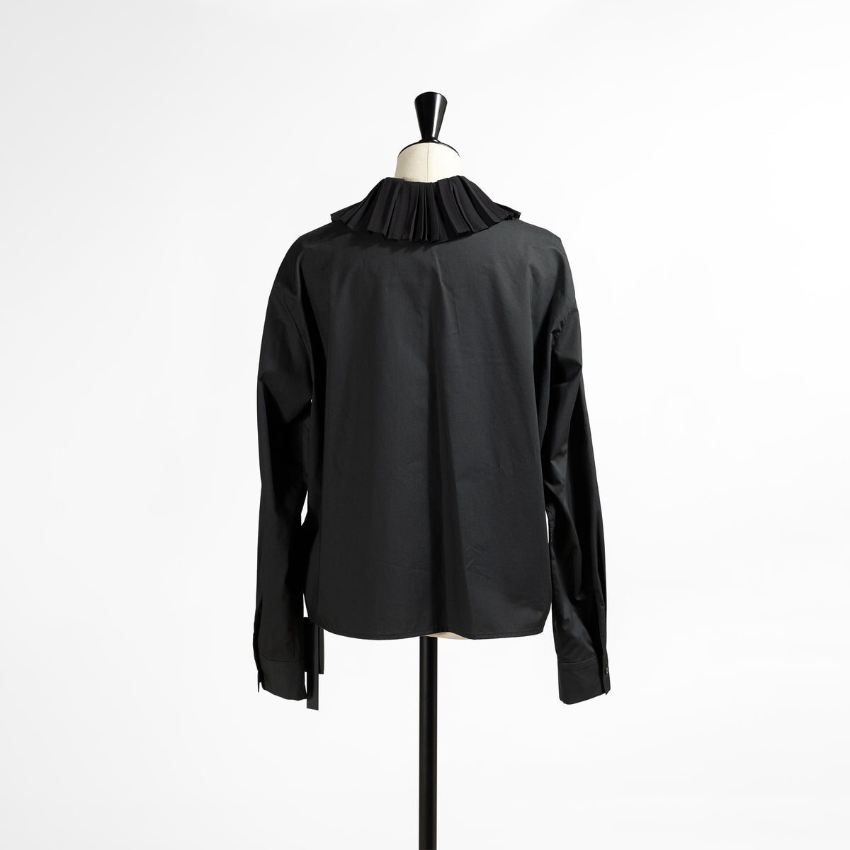 26AW mizuiro ind プリーツカラーシャツ  3-230124