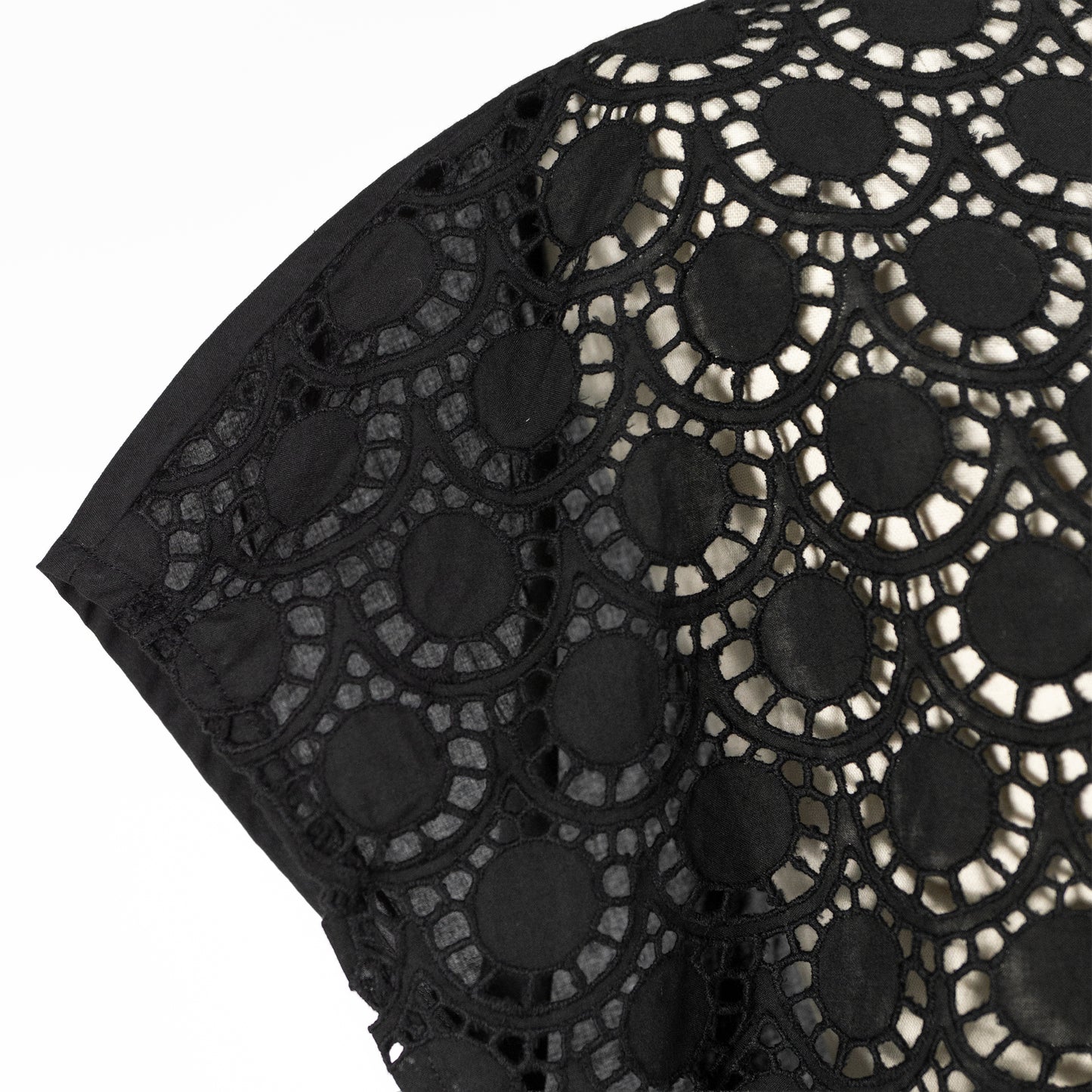 26SS mizuiro ind レースコンビ クルーネックシャツ 2-230142