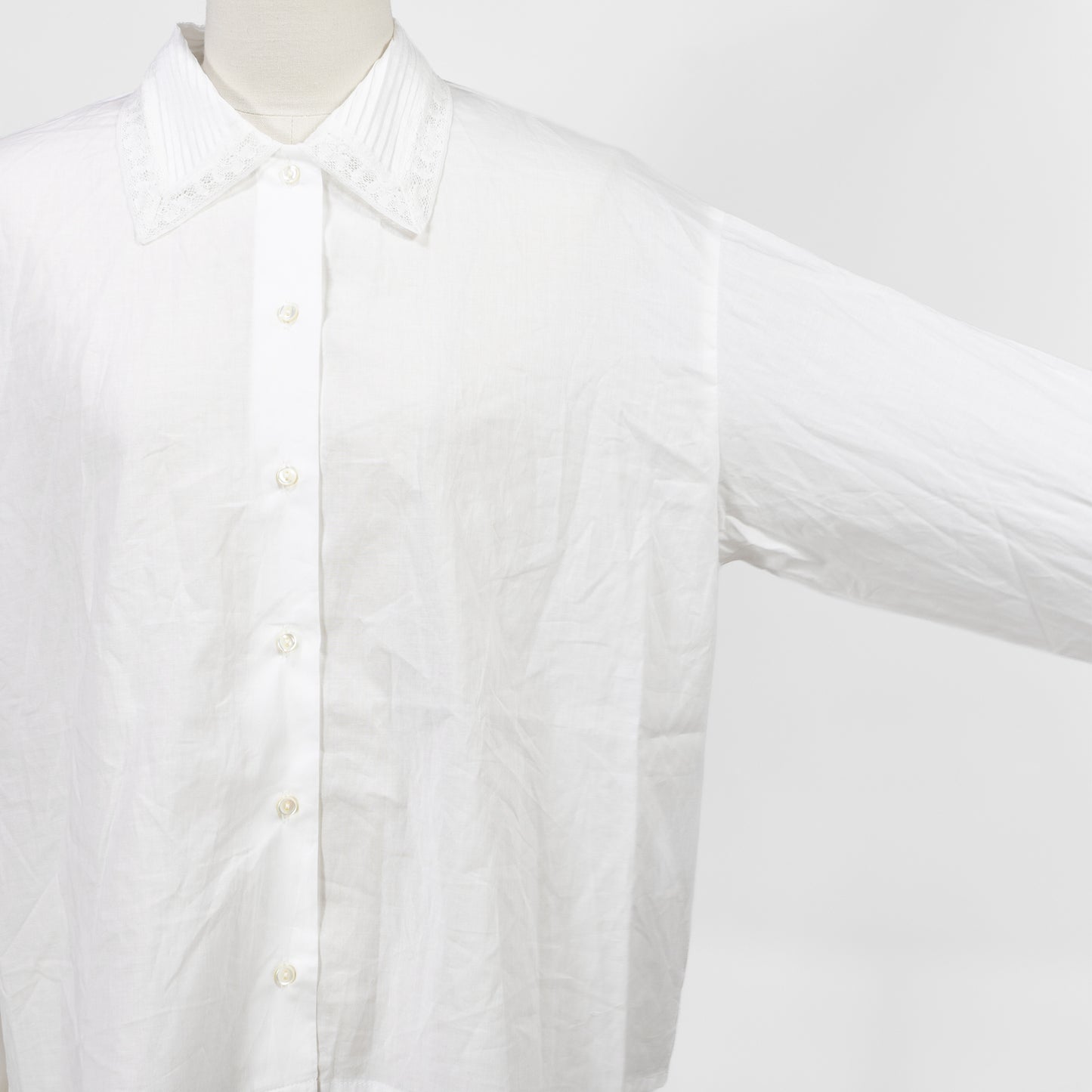 26ES mizuiro ind ピンタックカラーシャツ 1-230126