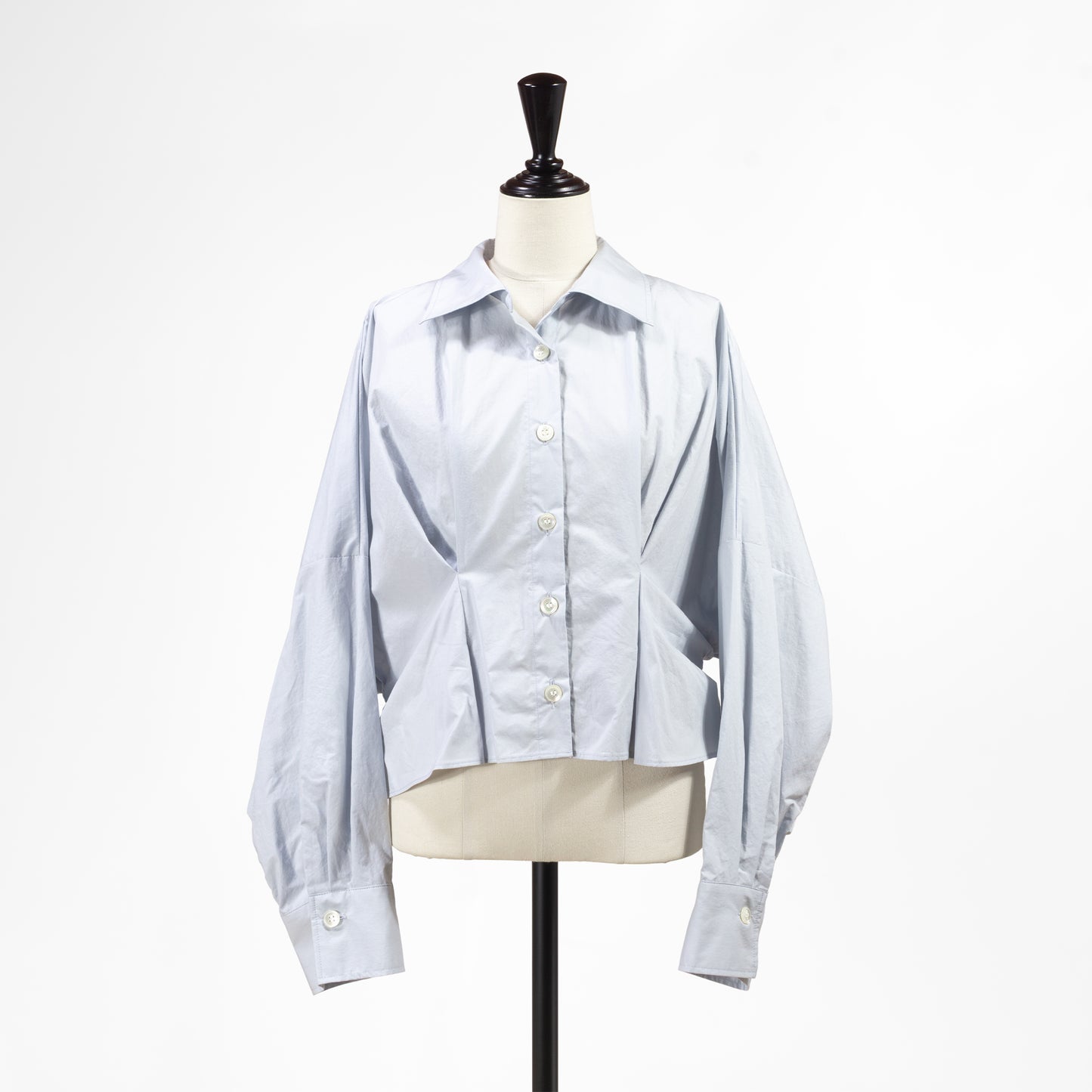 26SS mizuiro ind コクーンショートシャツ 1-230164