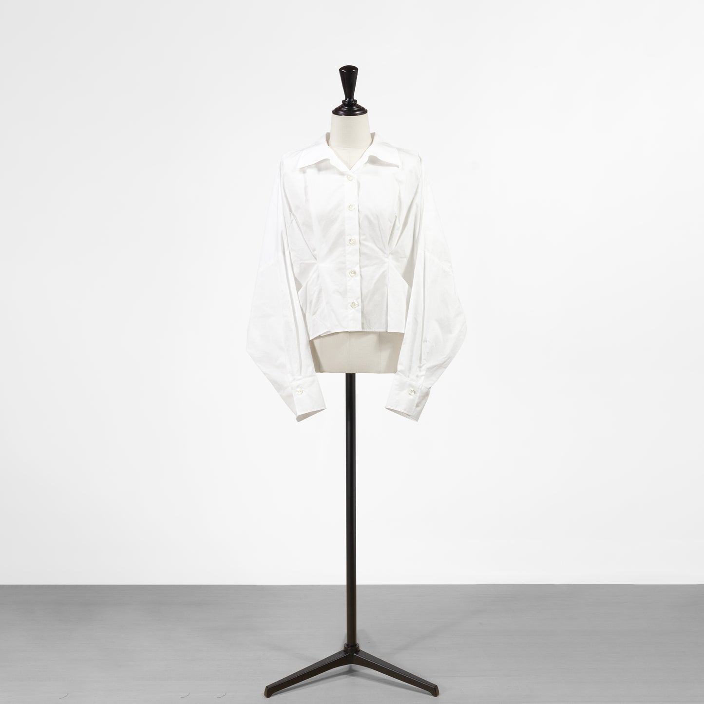 26SS mizuiro ind コクーンショートシャツ 1-230164